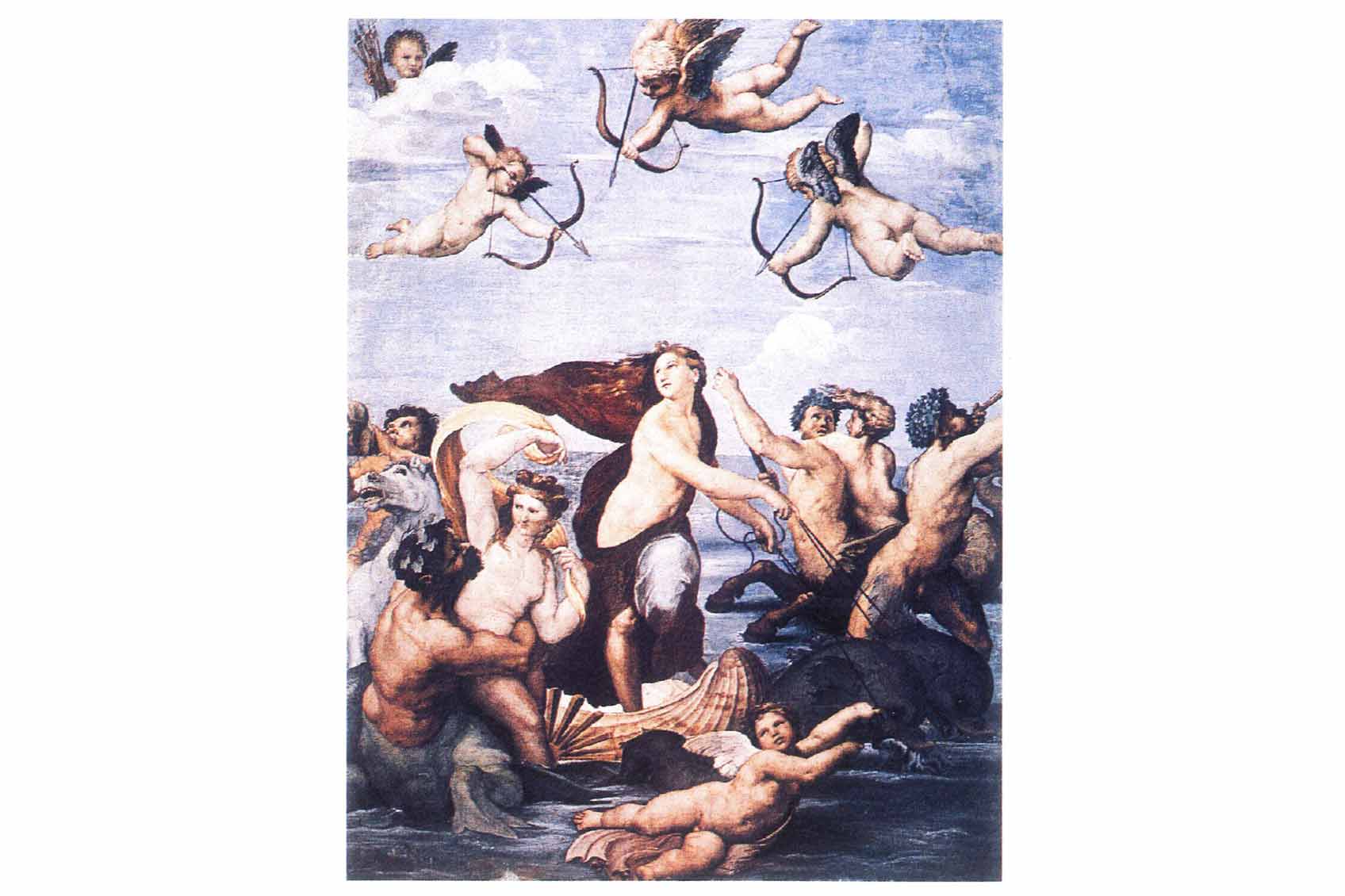 Le triomphe de Galatée, Raphaël, fresque