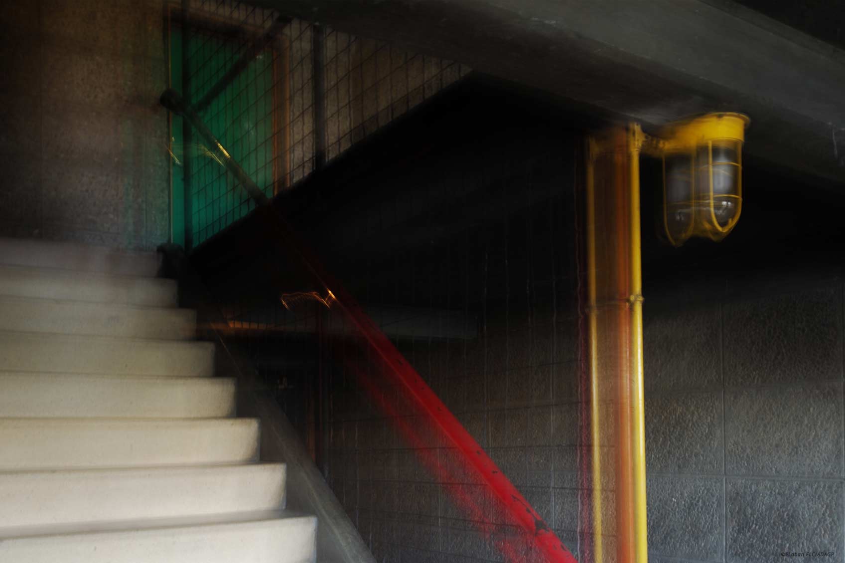 escalier couleurs le corbusier ©Frederic Laban - FLC/ADAGP