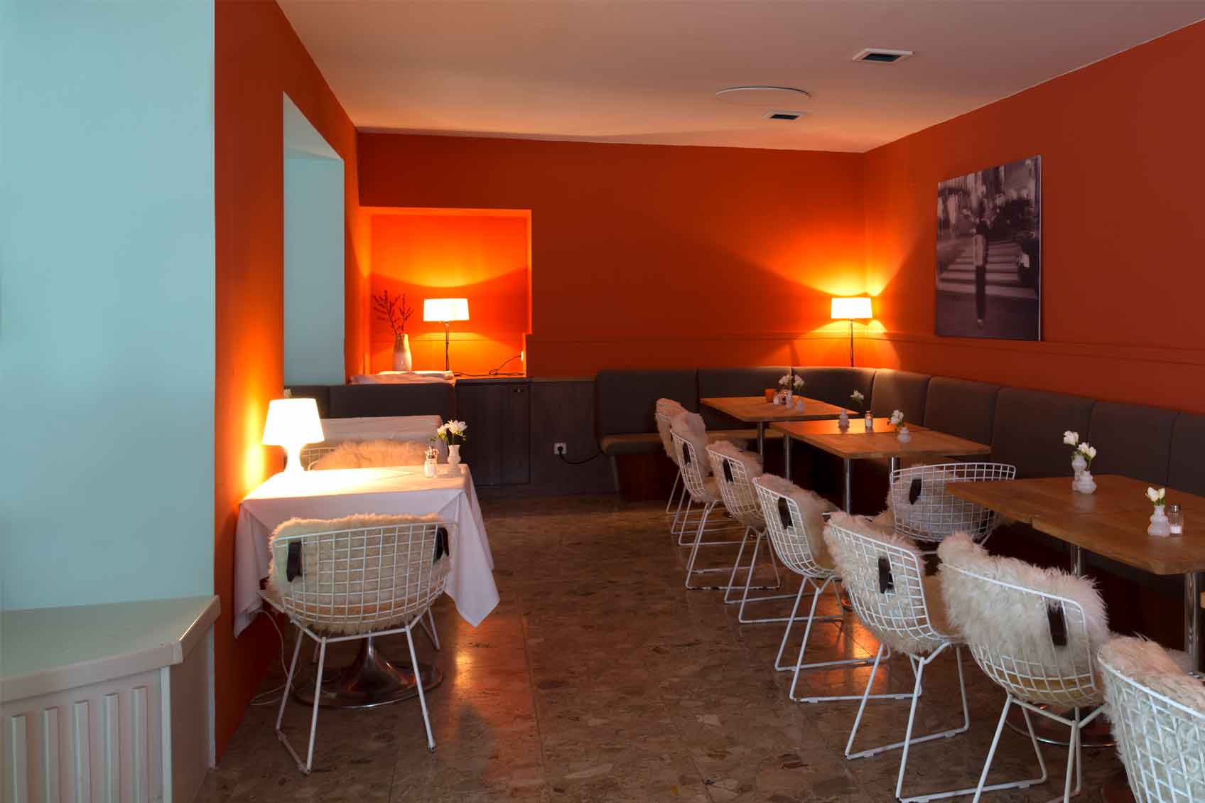 Hôtel Miramonte en les couleurs de Le Corbusier ©KEIM