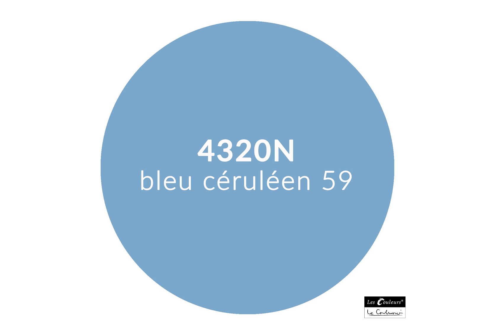 4320N bleu céruléen 59 Le Corbusier