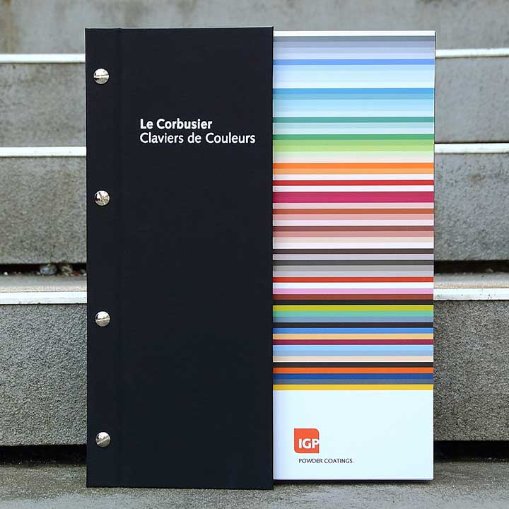 IGP Pulverbeschichtung Le Corbusier Farben Musterbuch
